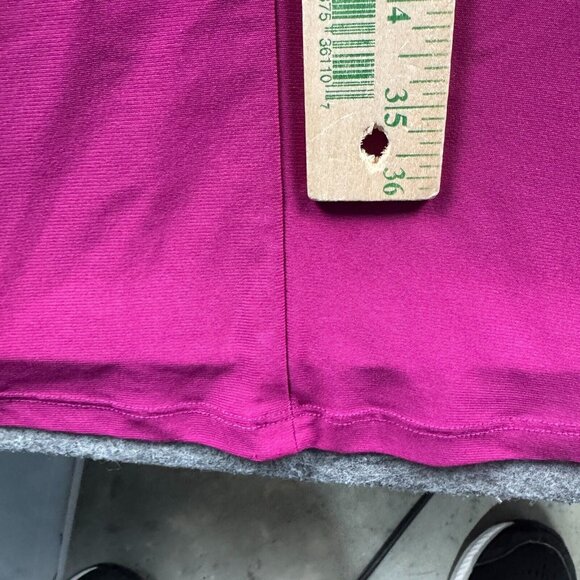 Coldwater Creek Dress Womens XL Purple Sleeveless Gathered Sheath Stretch Career - Picture 7 of 8